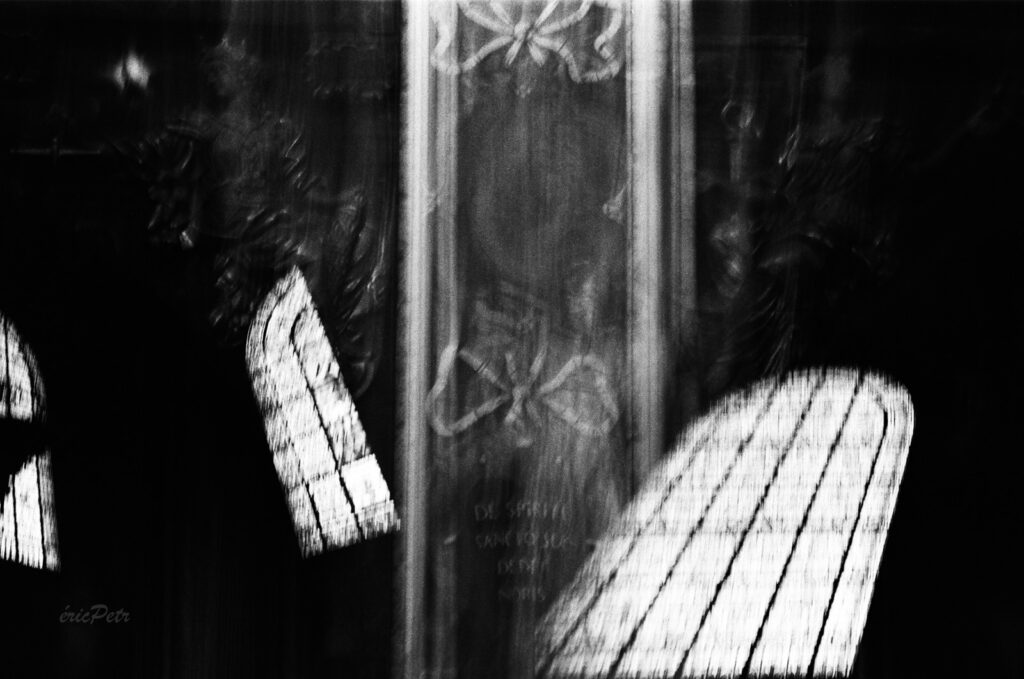 In situ kinetic photography, long exposure in photography