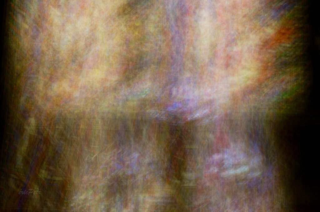 In situ kinetic photography, long exposure in photography